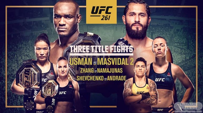 Постер турнира UFC 261 (ММА)