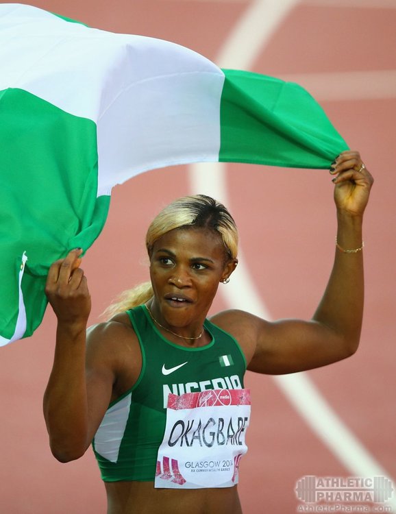 Блессинг Окагбаре, легкоатлетка из Нигерии